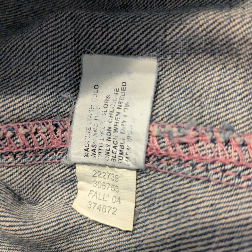 Gap Stretch Denim Medium Blue Wash Jeans Jacket - Picture 10 of 11